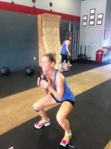 Fast goblet squats in New Tampa