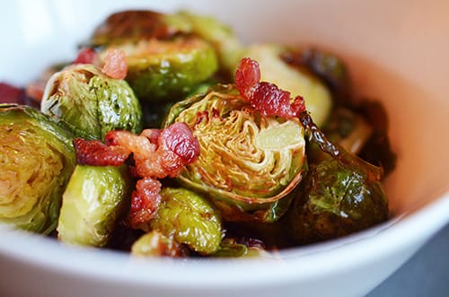 Tips for Surviving the Holidays: Roasted Brussel Sprouts and Bacon